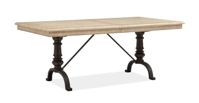 Harlow - Rectangular Dining Table - Weathered Bisque.