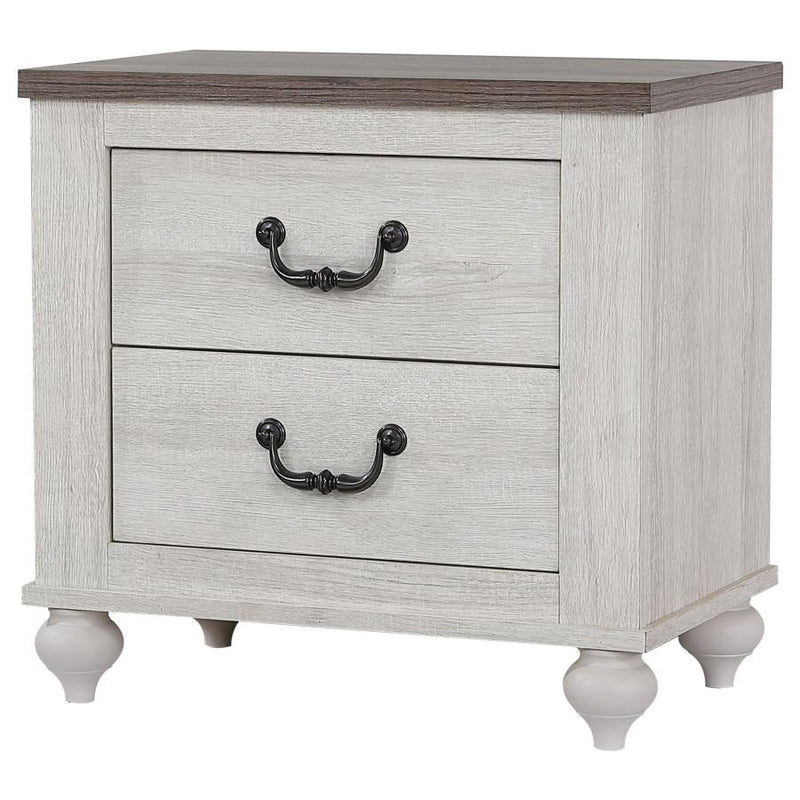 Stillwood - 2-Drawer Nightstand - Vintage Linen.