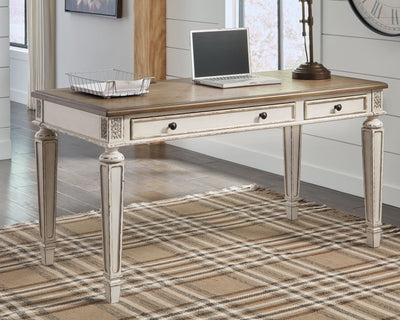 Realyn - Light Brown - Home Office Desk.