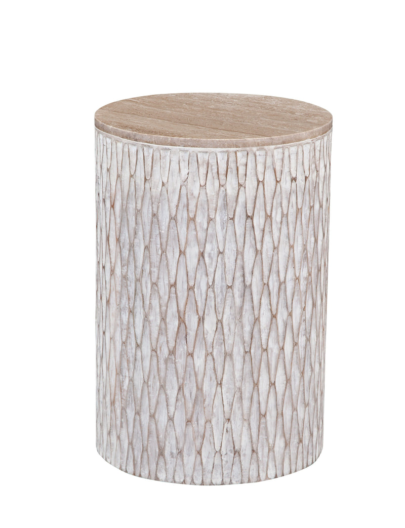 Lorenzo - Accent Table - White