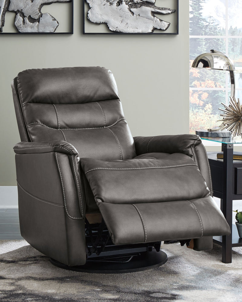 Riptyme - Quarry - Swivel Glider Recliner.