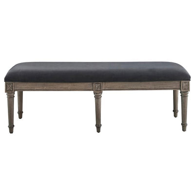 Alderwood - Upholstered Bench - French Grey.