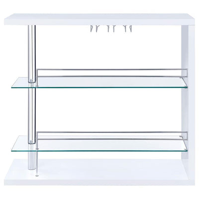 Prescott - Rectangular 2-shelf Bar Unit