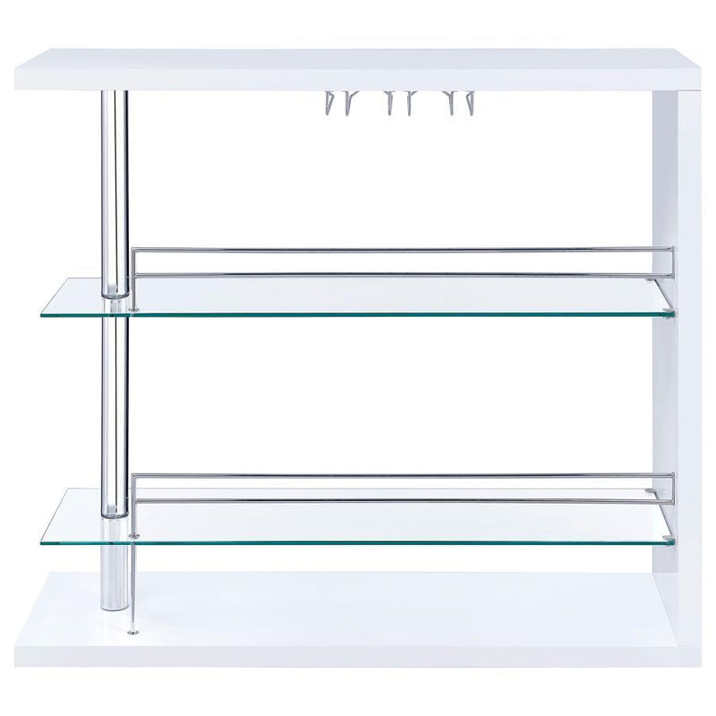 Prescott - Rectangular 2-shelf Bar Unit