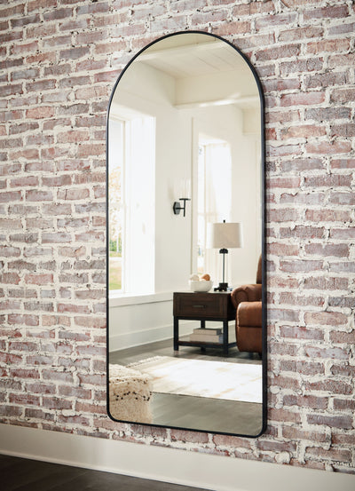 Sethall - Black - Floor Mirror - Floor Mirrors - Grand Furniture GA