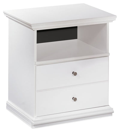 Bostwick - White - One Drawer Night Stand.