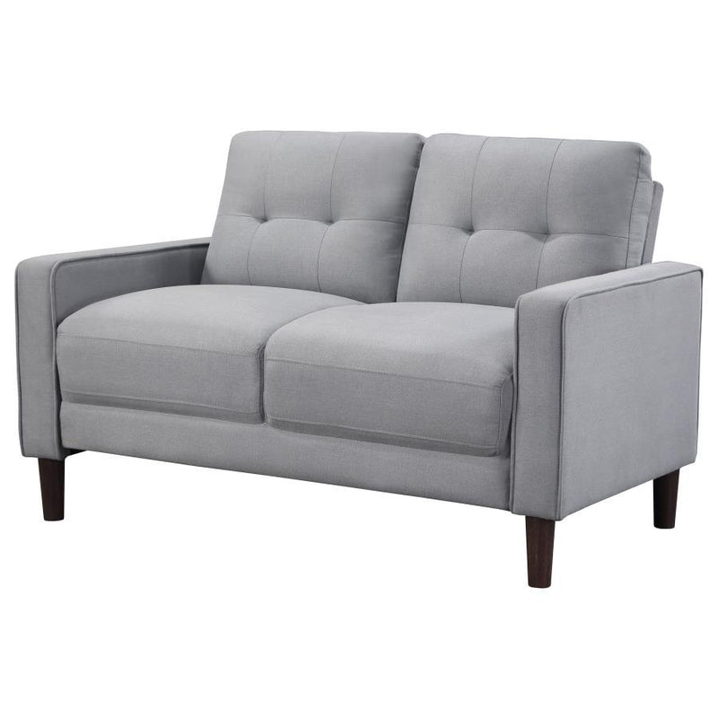 Bowen - Upholstered Track Arms Tufted Loveseat