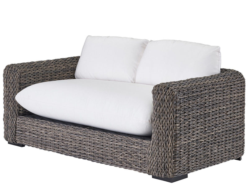 Coastal Living Outdoor - Montauk Loveseat - Dark Gray.