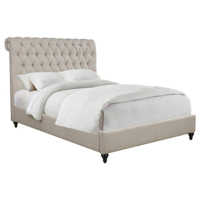 Devon - Button Tufted Upholstered Bed - Grand Furniture GA