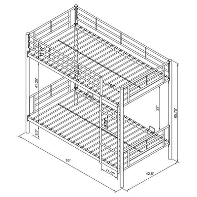 Hayward - Bunk Bed - Grand Furniture GA