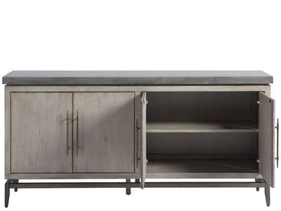 Curated - Sebastian Entertainment Console - Dark Gray.