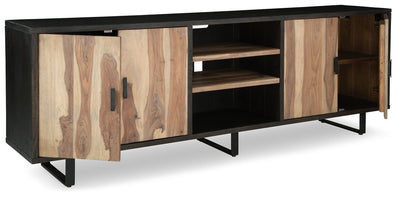 Bellwick - Natural / Brown - Accent Cabinet.