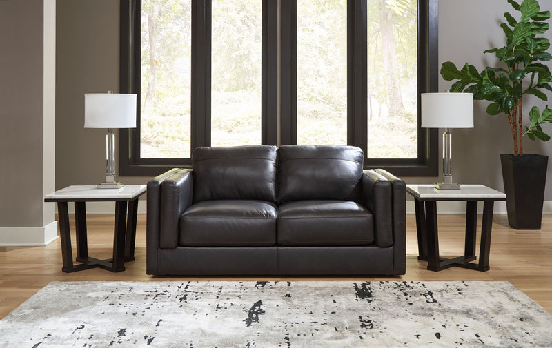 Amiata - Onyx - Loveseat.