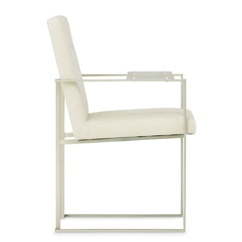 Laguna Ridge - Arm Chair - Brushed Silver