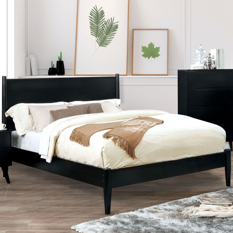 Lennart - California King Bed - Black