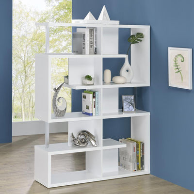 Hoover - 5-tier Geometric Design Bookcase.