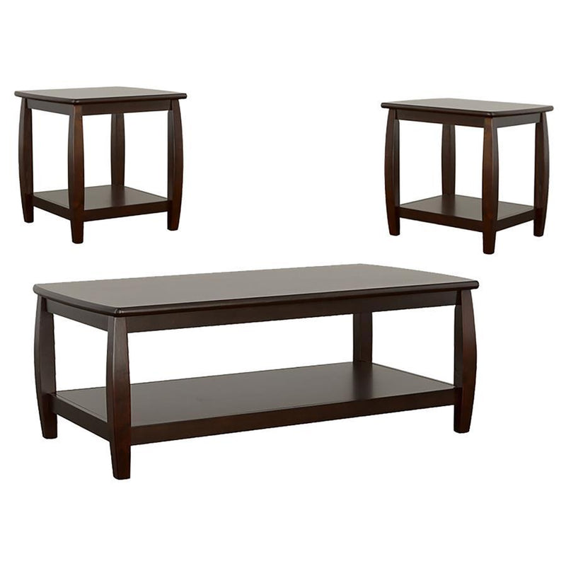 Dixon - 3-Piece Coffee Table Set - Espresso.