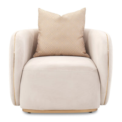 Ariana - Accent Chair - Beige/Gold