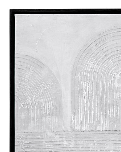 Simon - Canvas Art - White