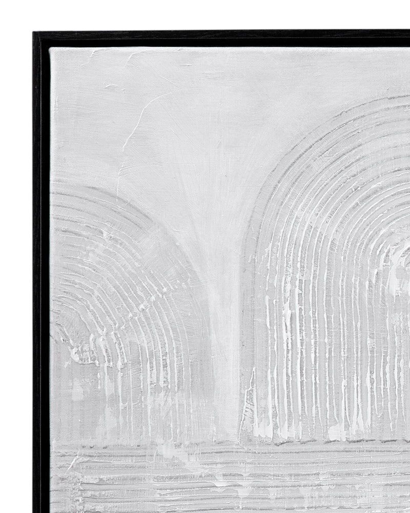 Simon - Canvas Art - White