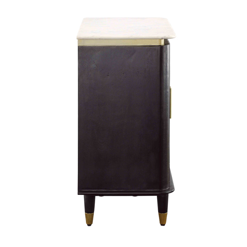 Carlyle - Two Door Cabinet - Black & Gold.