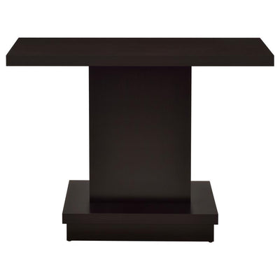 Reston - Pedestal Sofa Table - Cappuccino.