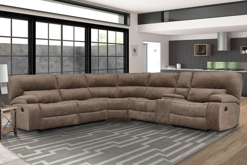 Chapman - 6 Modular Piece Manual Reclining Sectional