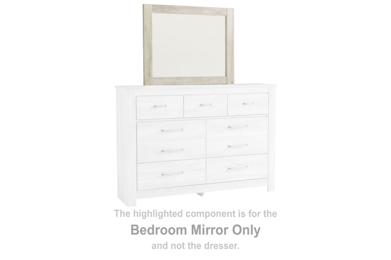 Bellaby - Whitewash - Bedroom Mirror - Wooden Frame.