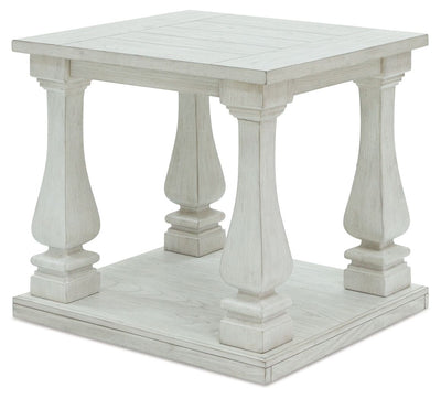 Arlendyne - Antique White - Rectangular End Table.