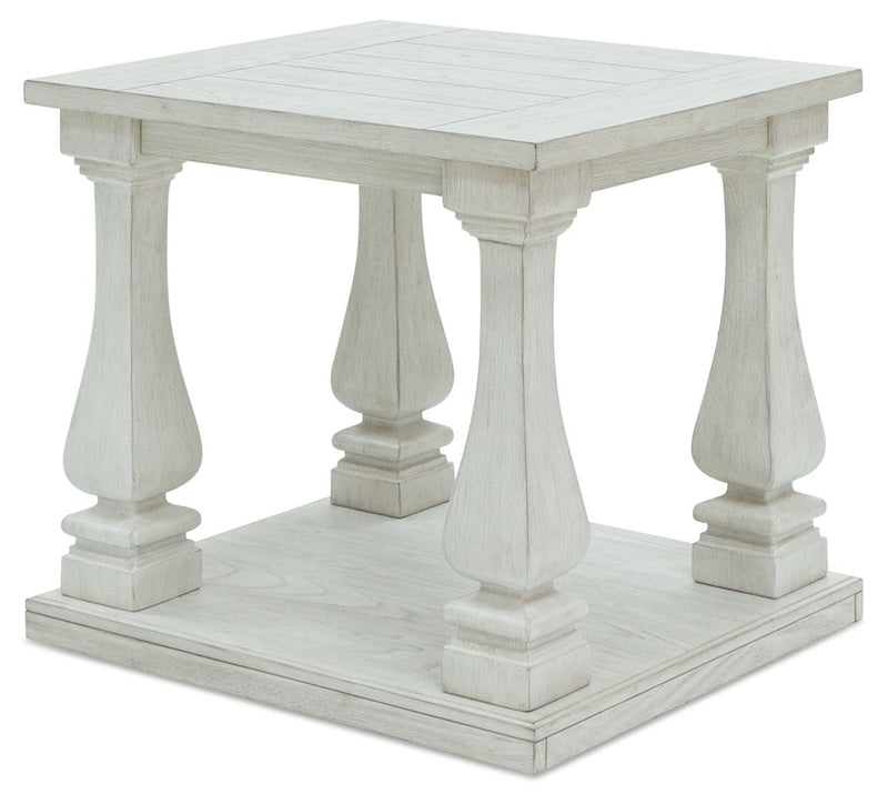 Arlendyne - Antique White - Rectangular End Table.