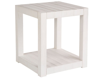 Weekender Coastal Living Home - Hermosa Square End Table - White