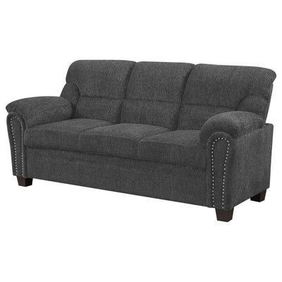 Clemintine - Upholstered Sofa with Nailhead Trim - Grand Furniture GA