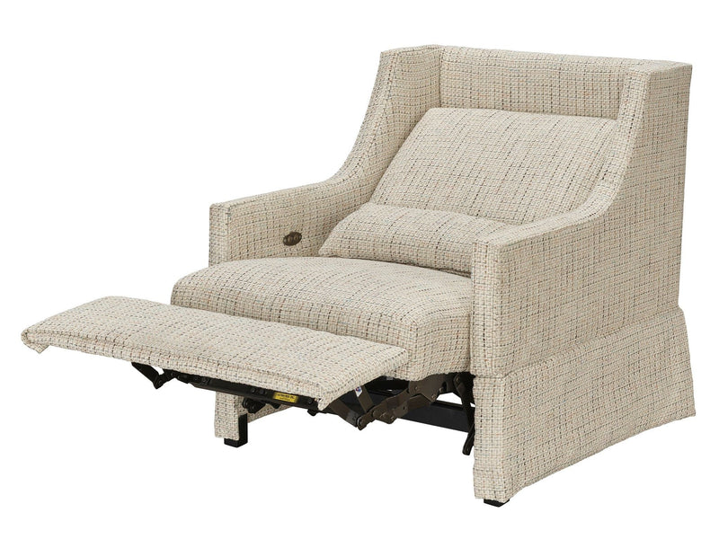 Hudson Skirted Recliner Special Order - Beige.