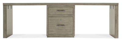 Linville Falls - Desk - 96" Top - Small File And 2 Legs