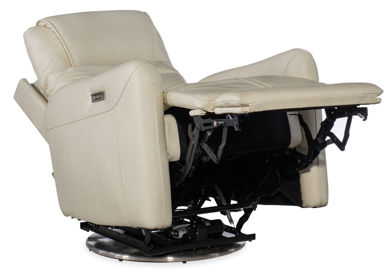 Steffen - Swivel Recliner With Power Headrest