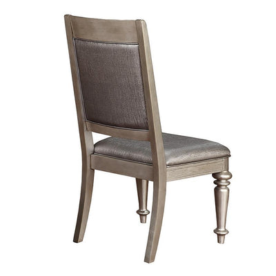 Bling Game - Open Back Side Chairs (Set of 2) - Metallic.