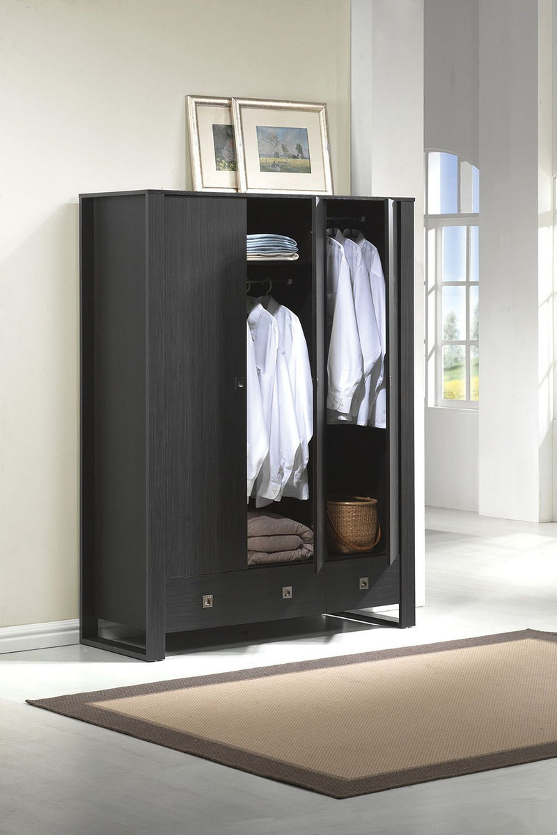 Alexis Wardrobe - Espresso - Grand Furniture GA