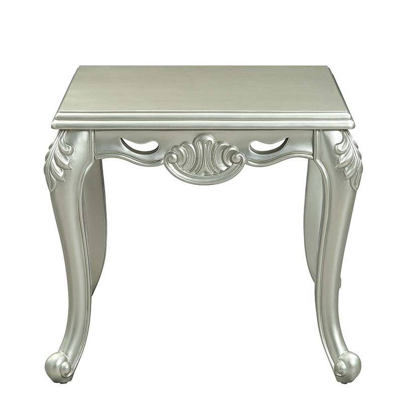 Qunsia - End Table - Champagne Finish - Grand Furniture GA