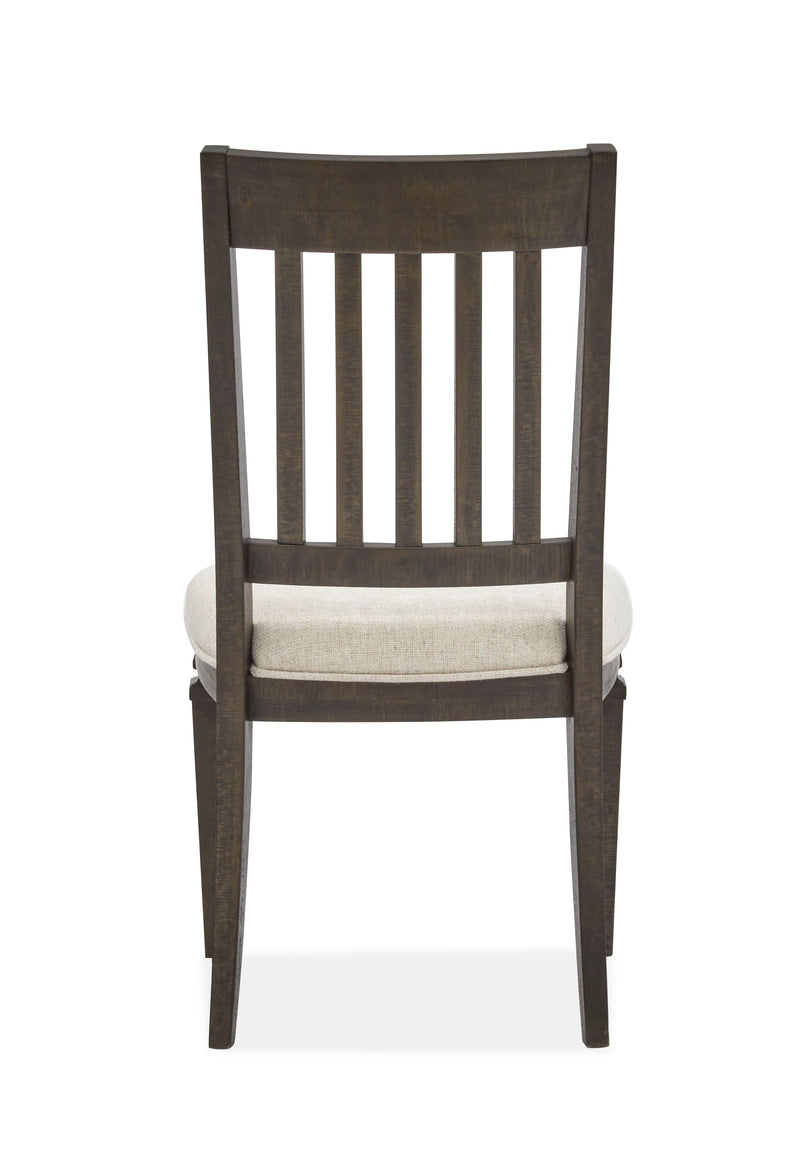 Calistoga - Dining Side Chair With Upholstered Seat (Set of 2) - Weathered Charcoal.