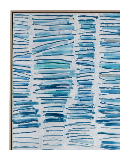 Blue - Gail Canvas Art - Light Blue