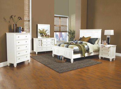 Sandy Beach - Panel Bed with High Headboard - Grand Furniture GA