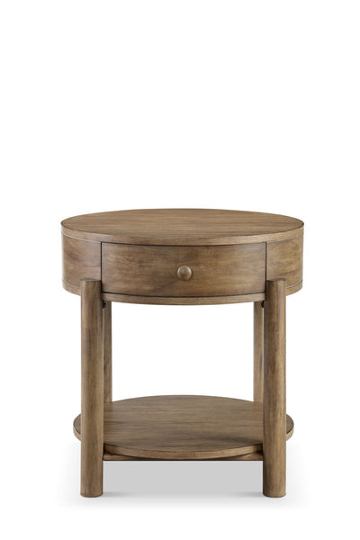 Hadleigh - Round End Table - Honey.