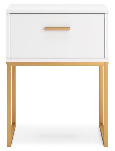 Socalle - Two-tone - One Drawer Night Stand