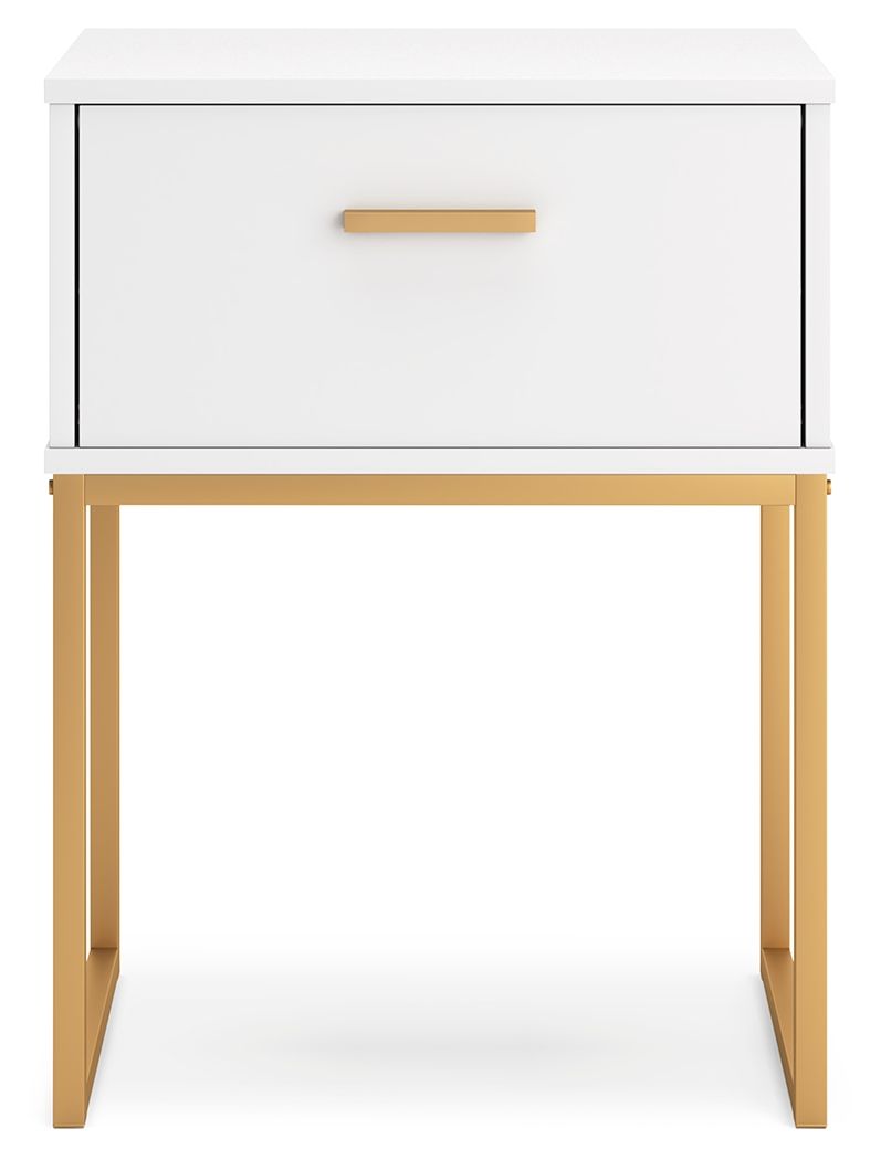 Socalle - Two-tone - One Drawer Night Stand