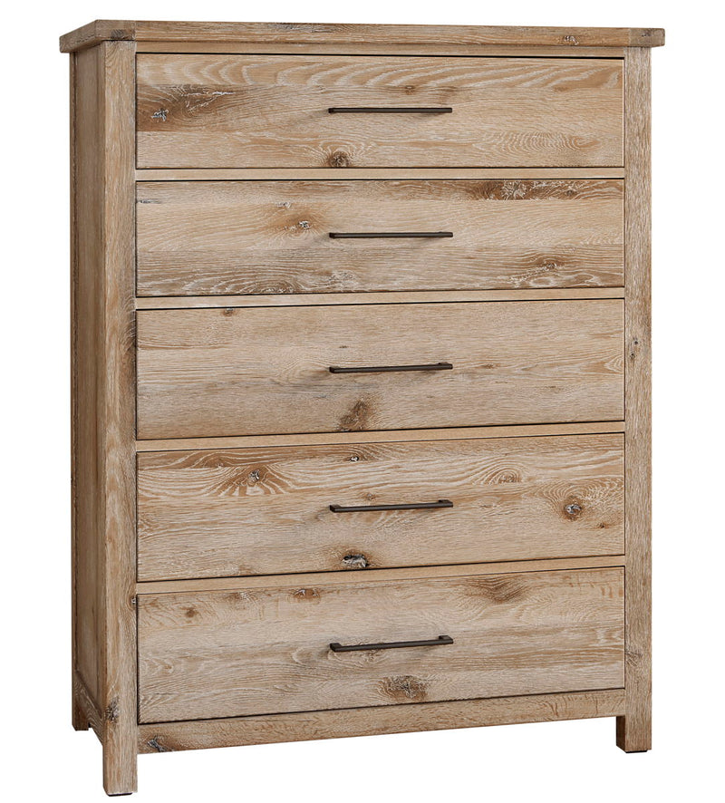 Dovetail - 5-Drawer Chest - Sun Bleached White.