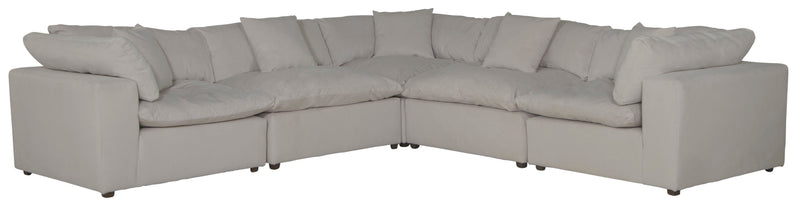 Posh - 5 Piece Modular Sectional With 2 Armless, 3 Corners