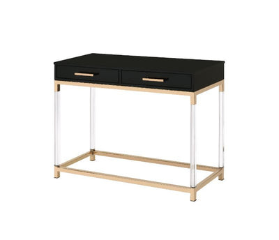 Adiel - Accent Table - Black & Gold Finish - Grand Furniture GA