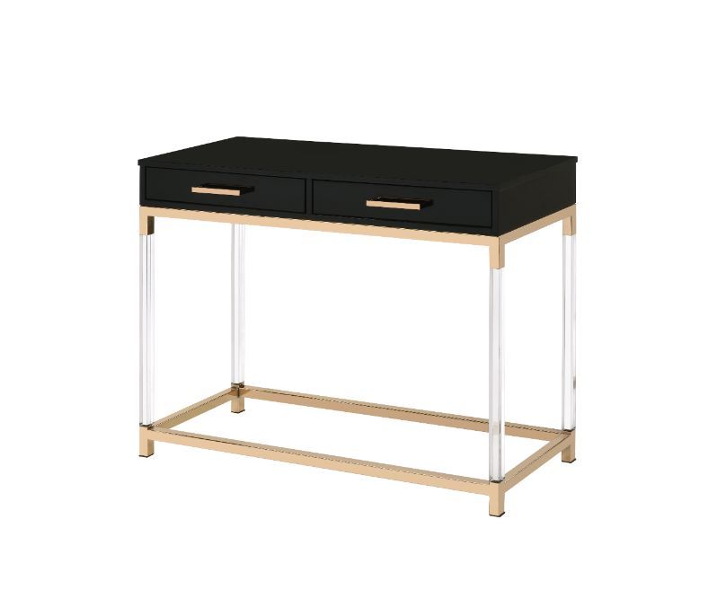 Adiel - Accent Table - Black & Gold Finish - Grand Furniture GA