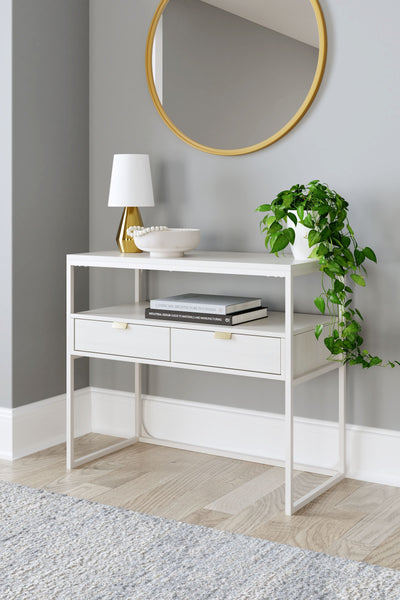 Deznee - White - Credenza.