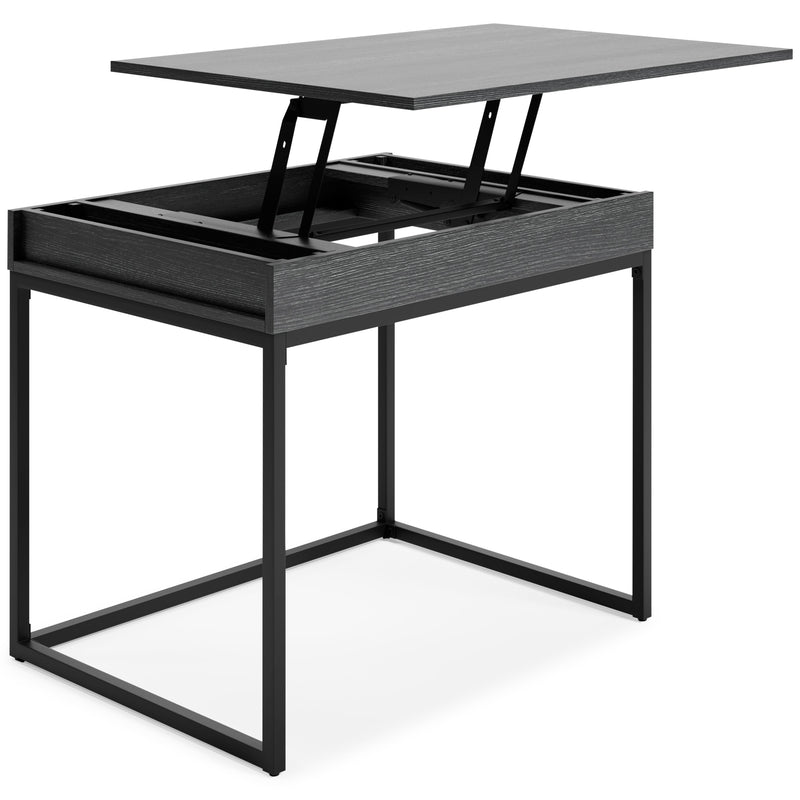 Yarlow - Black - Home Office Lift Top Desk.